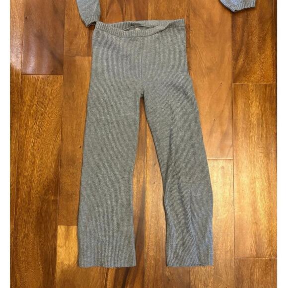 BCBG Girls' Ribbed Knit Twist Front Top & Leggings Set - Big Kid Size Large - Picture 3 of 10